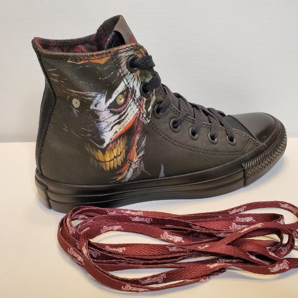 COPY - COPY - Converse DC Comics Batman The Joker Black Face - Picture 4 of 7